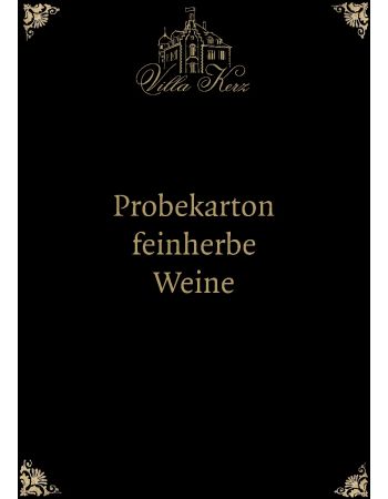 Probierkarton feinherbe Weine