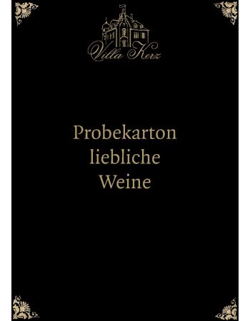 Probierkarton liebliche Weine