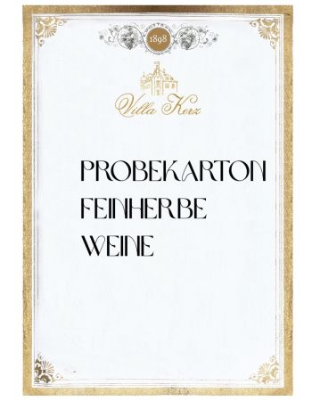 Probierkarton feinherbe Weine