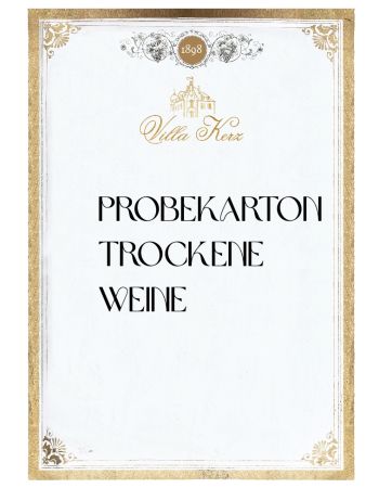 Probierkarton trockene Weißweine